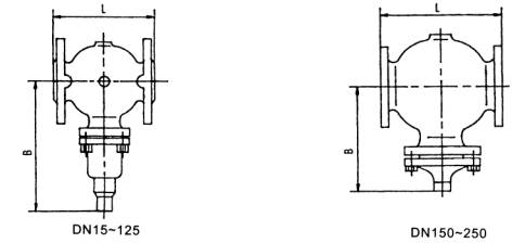 V230-D01/D02自力式壓力調節(jié)閥外形尺寸圖